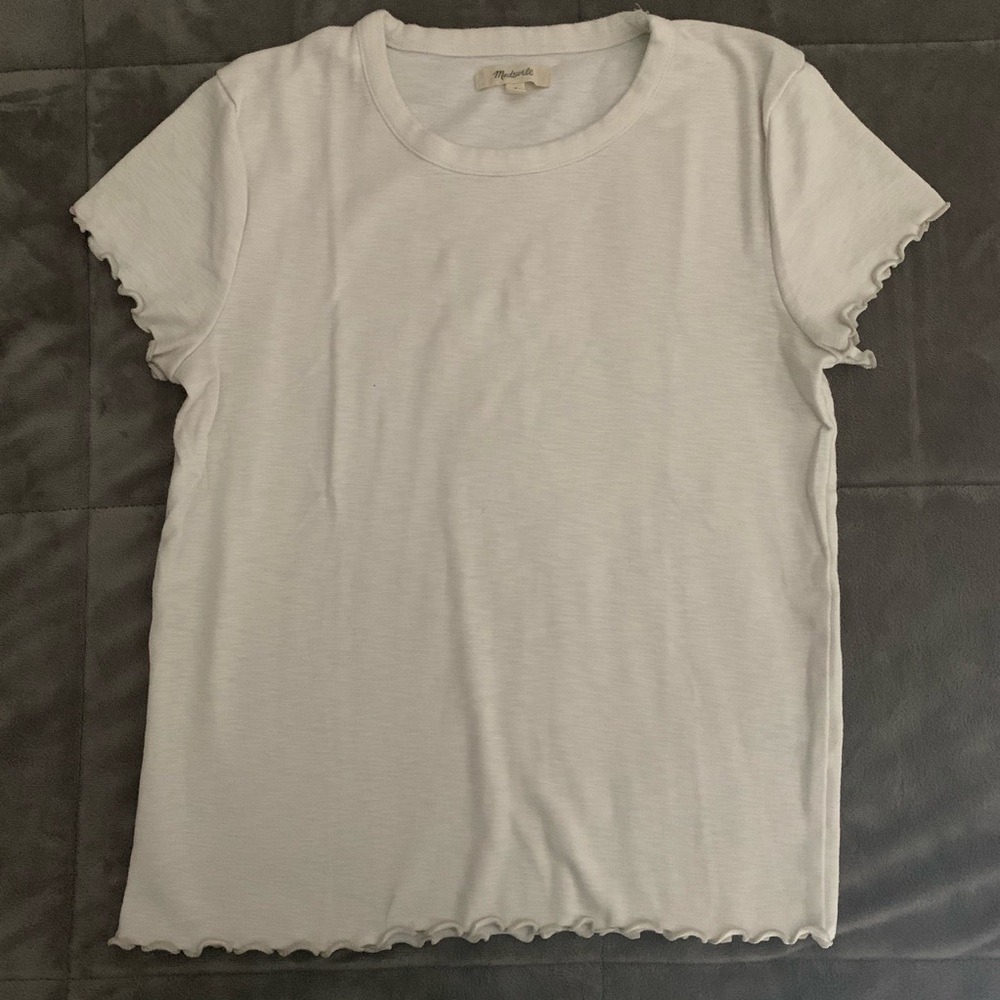 Madewell lettuce hem shirt